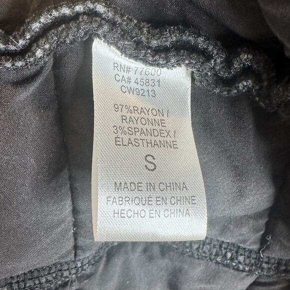 CHASER REVOLVE Quilted Mock Neck DENIM Puffer Vest Black Cloud Wash Grey Small - Picture 9 of 13